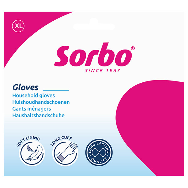 Sorbo Huishoudhandschoenen Geel (Maat XL)  SSO04167 - 1