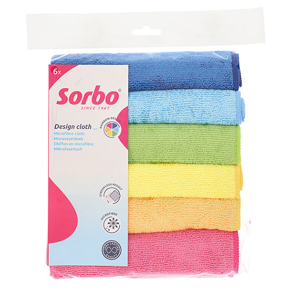 Sorbo Microvezeldoek Assortiment (6 stuks)  SSO04062 - 1