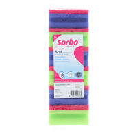 Sorbo Schuurspons Colour (6 stuks)  SSO04076