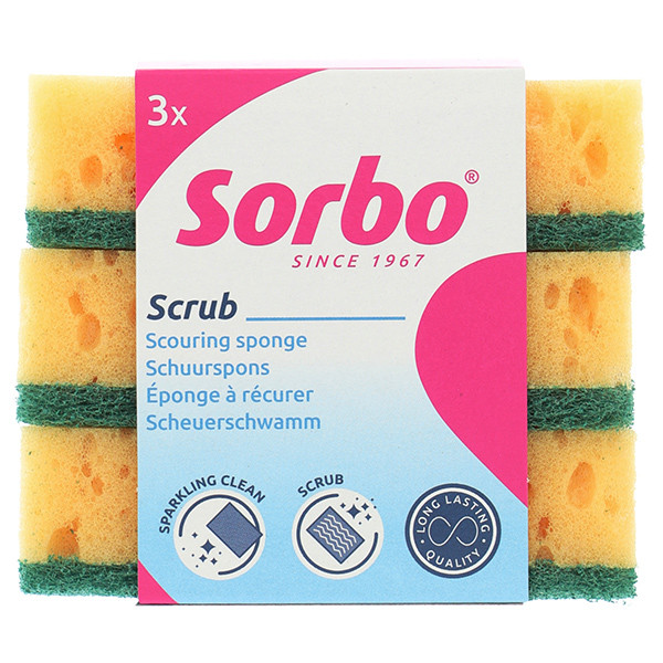 Sorbo Schuurspons Viscose (3 stuks)  SSO04041 - 1