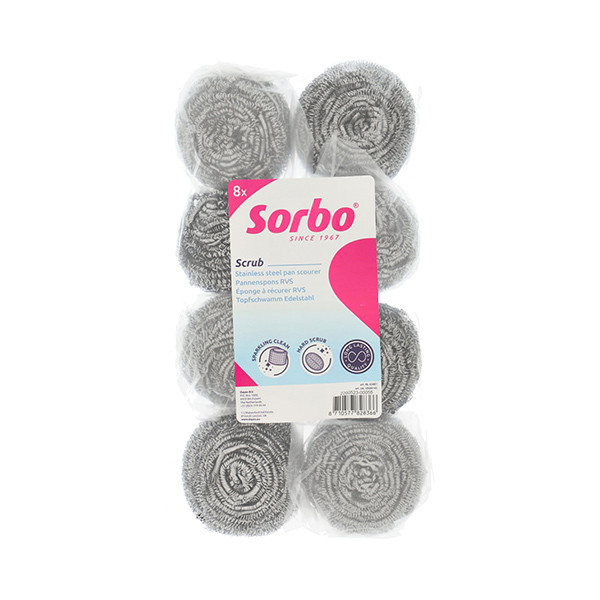 Sorbo Staalspons (8 stuks)  SSO04059 - 1