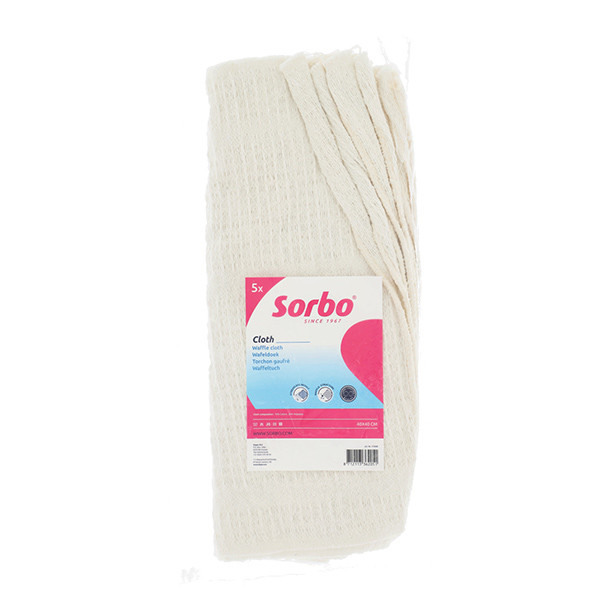 Sorbo Wafeldoek 40x40 cm (5 stuks)  SSO04082 - 1