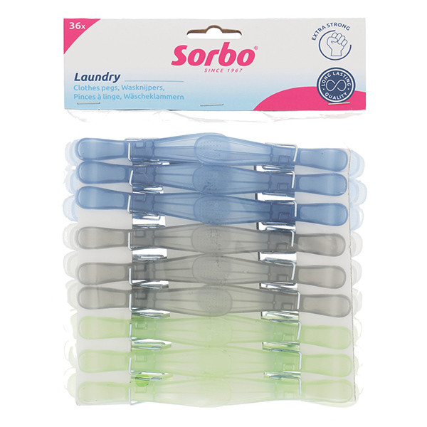 Sorbo Wasknijpers Plastic (36 stuks)  SSO04129 - 1