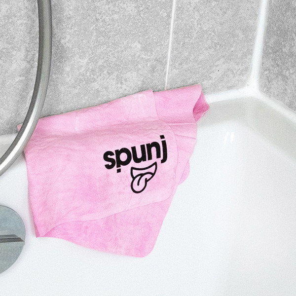 Spunj ultra absorberende doek (roze)  SSP00003 - 2