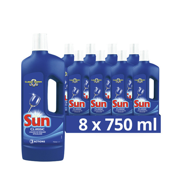 Sun Aanbieding: Sun Glansspoelmiddel (4 flessen - 750 ml)  SSU00106 - 1