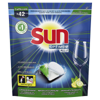 Sun Optimum All-In-1 Vaatwascapsules Citroen (42 vaatwasbeurten)  SSU00154