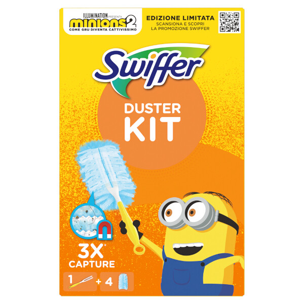 Swiffer Duster Starter Kit (1 Handvat + 4=3 Navullingen)  SSW00574 - 1