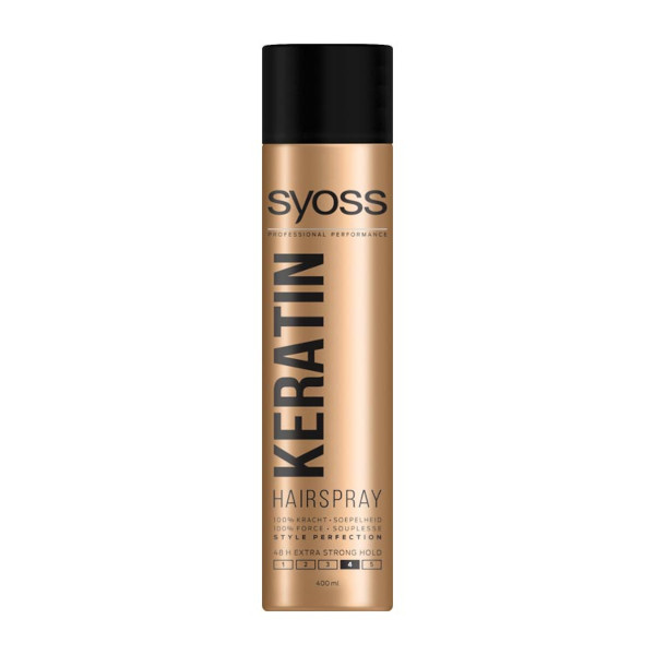 Syoss Keratine Haarspray Extra Strong Nr. 4 (400 ml)  SSY00075 - 1