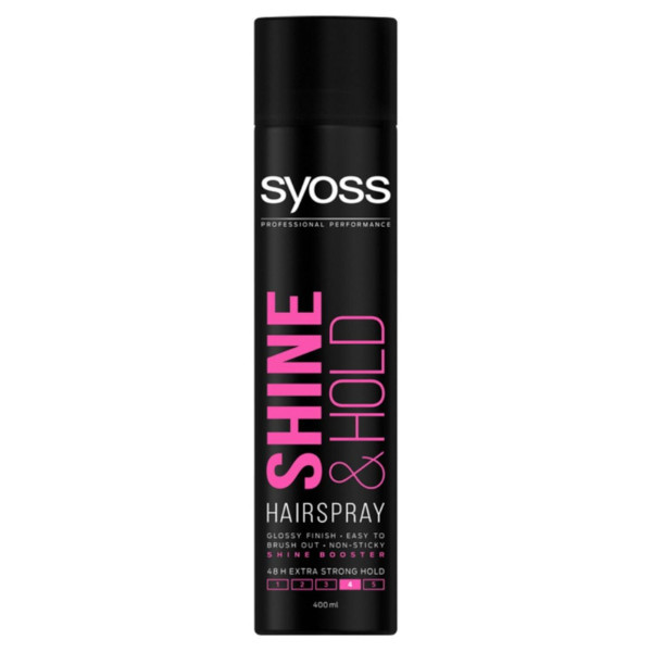 Syoss Shine & Hold haarspray (400 ml)  SSY00012 - 1