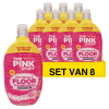 Aanbieding: The Pink Stuff Direct to the Floor - vloerreiniger (8x 750 ml)