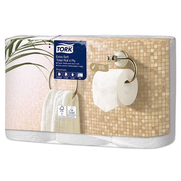 Tork Extra Zacht Traditioneel Toiletpapier Wit (4-laags)  STO05192 - 1