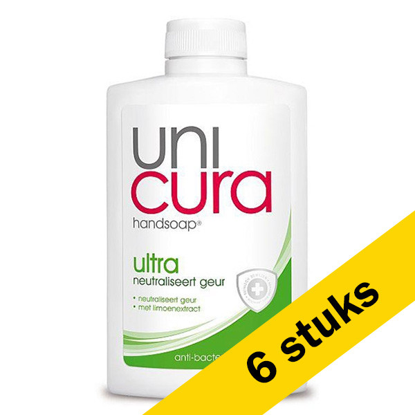 Aanbieding: 6x Unicura Handzeep Navulling Ultra (250 Ml) Unicura ...