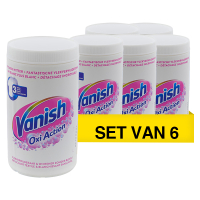 Vanish Aanbieding: Vanish Oxi Action White Powder (6 potten - 9 kg)  SVA01015