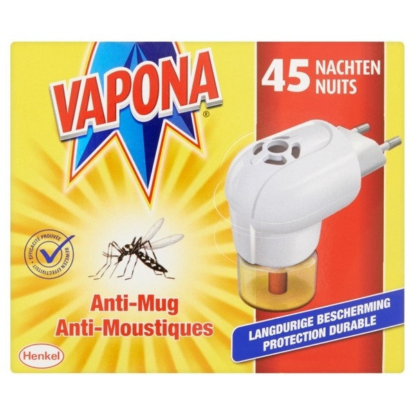 Vapona anti-muggen stekker | Geschikt tot 45 nachten  SVA00038 - 1