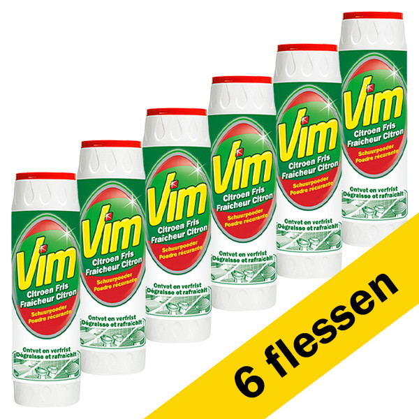 Vim Aanbieding: 6x Vim schuurpoeder (500 gram)  SVI01021 - 1