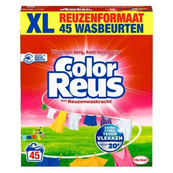 Witte-Reus Color Reus waspoeder 2,25 kg (45 wasbeurten)  SRE00317 - 1