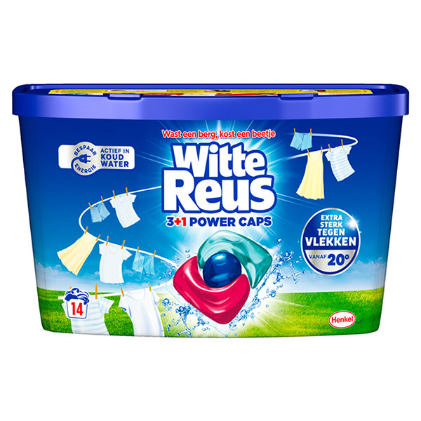 Witte-Reus Witte Reus Wasmiddel Capsules 3+1 Power Caps (14 wasbeurten)  SRE00307 - 1