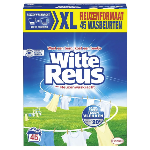 Witte-Reus Witte Reus Waspoeder 2,25 kg (45 wasbeurten)  SRE00326 - 1