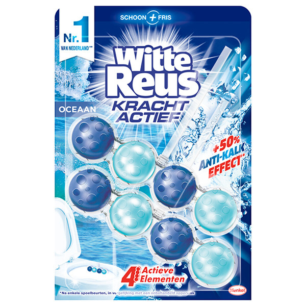 Witte-Reus Witte Reus toiletblok Kracht Actief Oceaan (100 g)  SRE00329 - 1