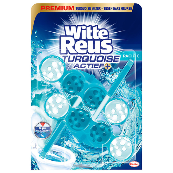 Witte-Reus Witte Reus toiletblok Turquoise Actief (100 g)  SRE00339 - 1