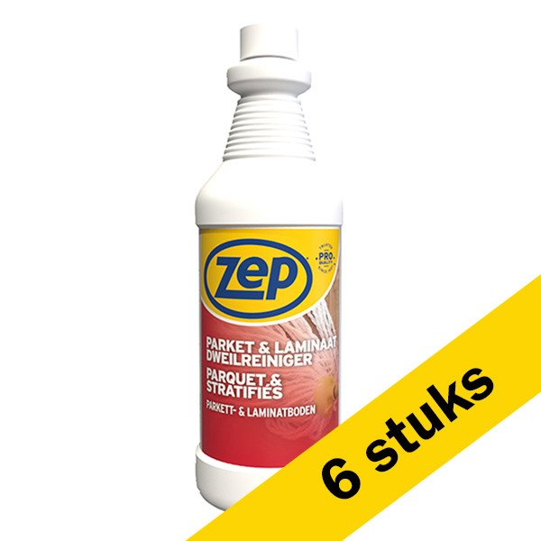Zep Aanbieding: Zep parket & laminaat dweil reiniger (6 flessen van 1 liter)  SZE00030 - 1