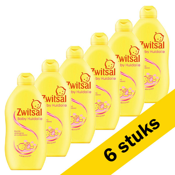 Zwitsal Aanbieding: 6x Zwitsal Baby Huidolie (400ml)  SZW00055 - 1