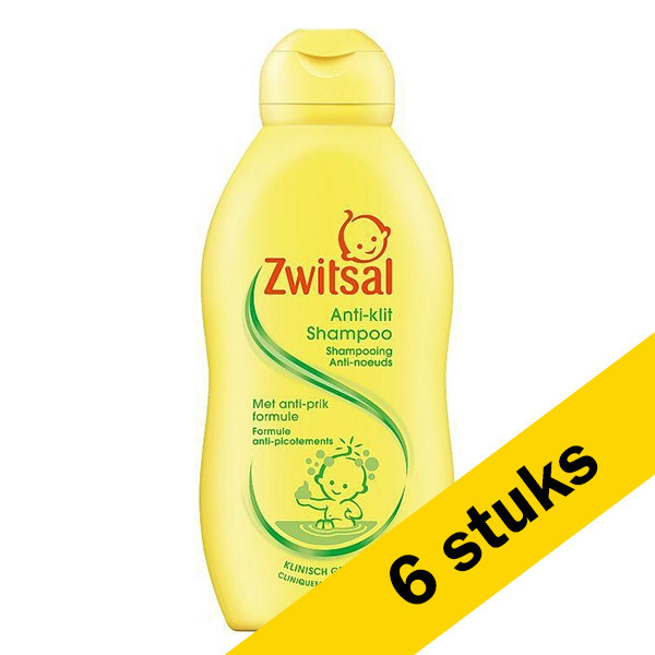 Zwitsal Aanbieding: Zwitsal Anti-Klit Shampoo (6 flessen - 1200 ml)  SZW00058 - 1