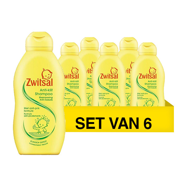 Zwitsal Aanbieding: Zwitsal Anti-Klit Shampoo (6 flessen - 1200 ml)  SZW00058 - 1