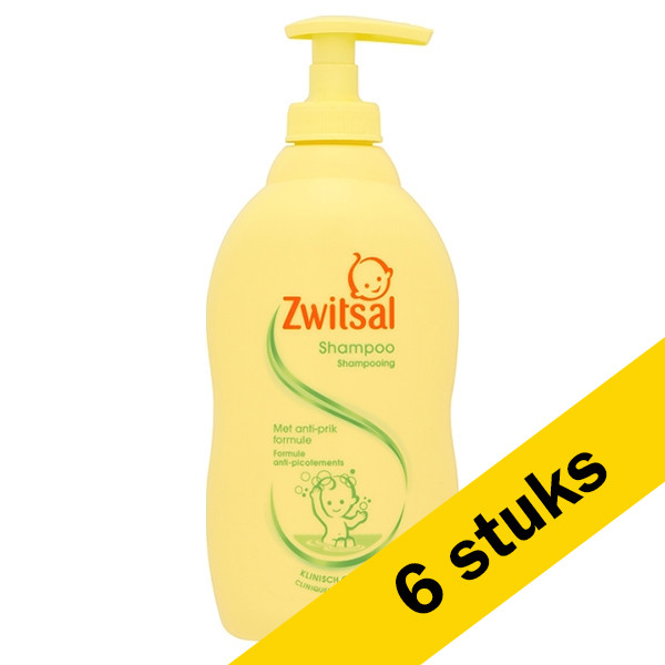 Zwitsal Aanbieding: Zwitsal shampoo (6 flessen - 400 ml)  SZW00065 - 1