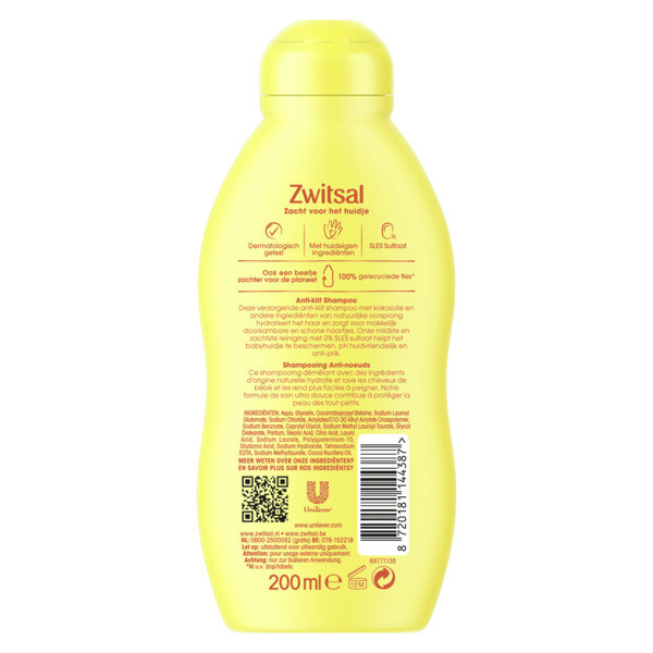 Zwitsal Anti-Klit Shampoo (200 ml)  SZW00031 - 3