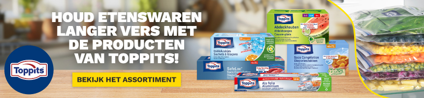 De producten van Toppits zijn onmisbaar in uw huishouden!