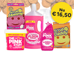 The Pink Stuff & Scrub daddy | Schoonmaakset